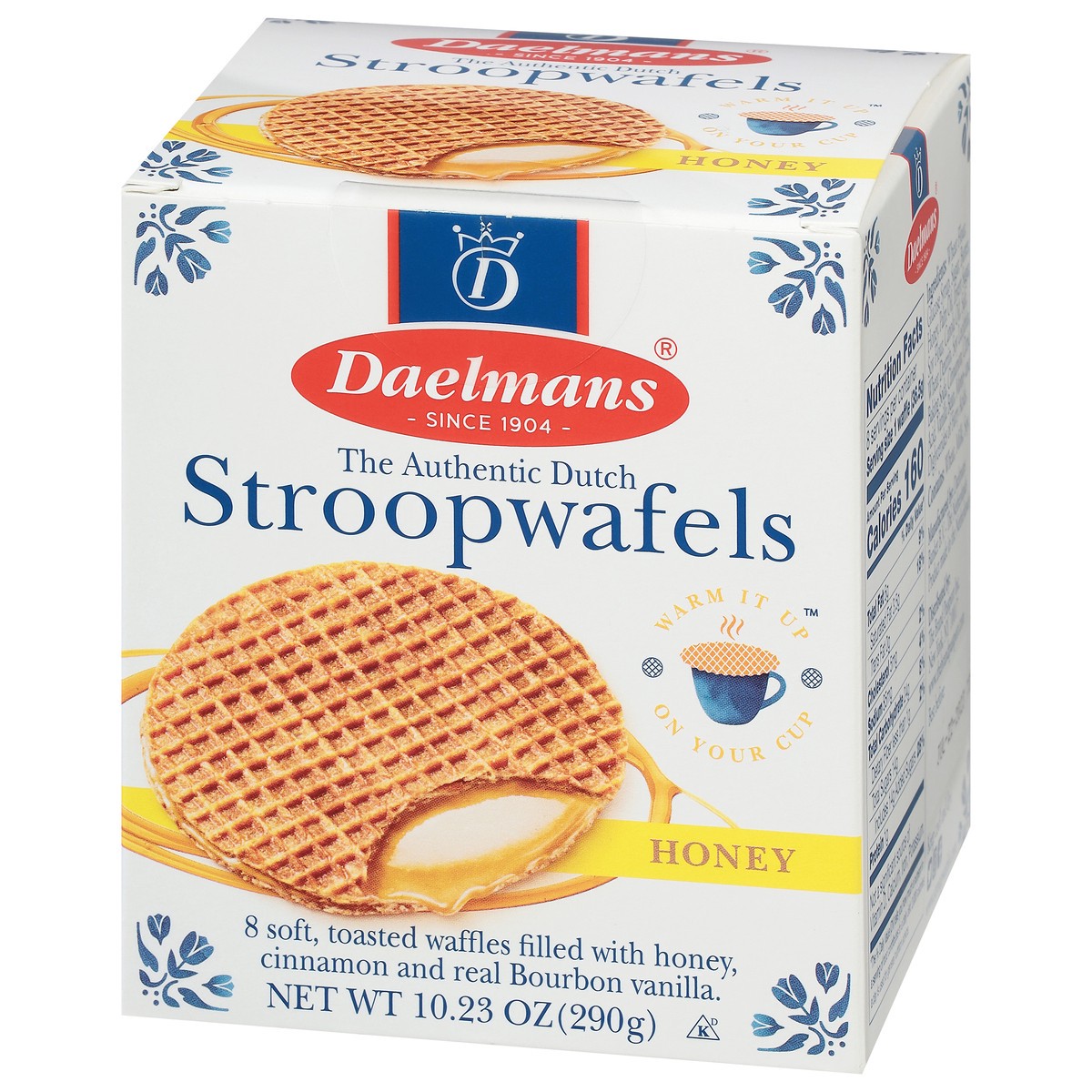 slide 3 of 9, Daelmans Stroopwafel Honey Jumbo, 10.23 oz