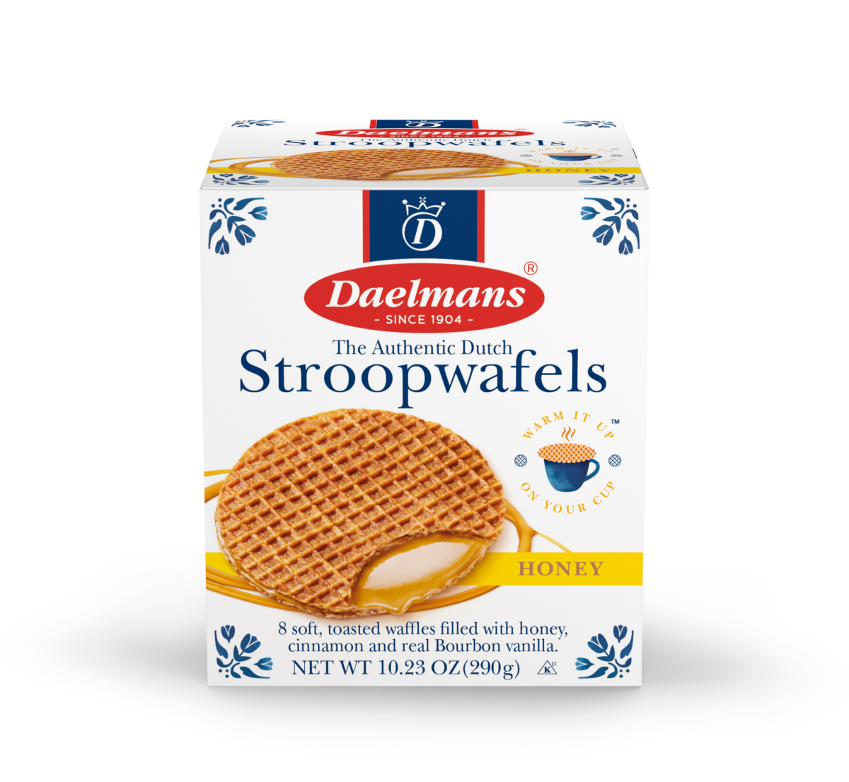 slide 1 of 9, Daelmans Stroopwafel Honey Jumbo, 10.23 oz