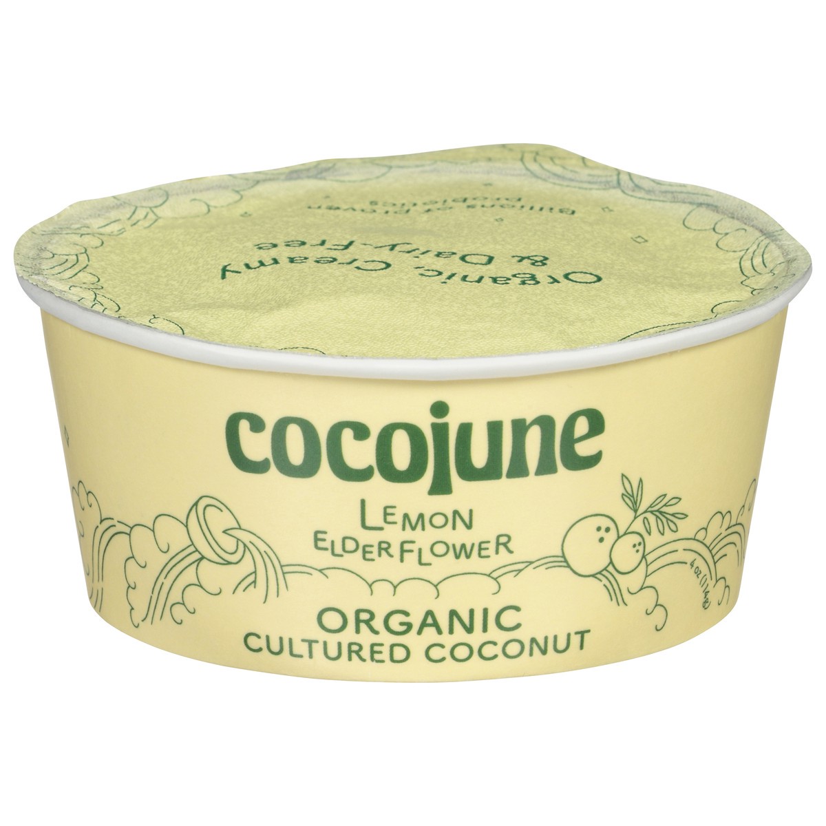 slide 12 of 13, Cocojune Organic Lemon Elderflower Cultured Coconut, 4 fl oz