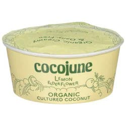 Cocojune Organic Lemon Elderflower Cultured Coconut