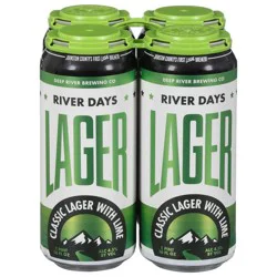 Deep River Brewing Company Seasonal Cans