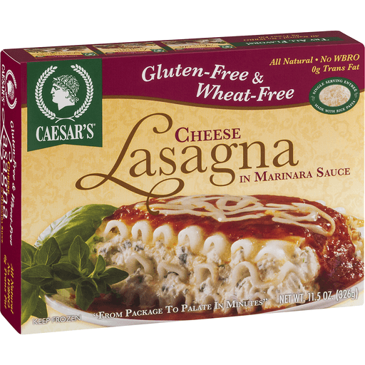 slide 2 of 9, Caesar's Cheese Lasagna In Marinara Sauce, 11.5 oz