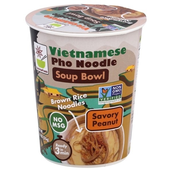 slide 1 of 1, Star Anise Foods Vietnamese Pho Noodle Toasted Garlic Soup Bowl, 1.9 oz