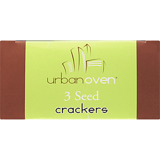 slide 5 of 8, Urban Oven Crackers, Three Seed, 7.5 oz
