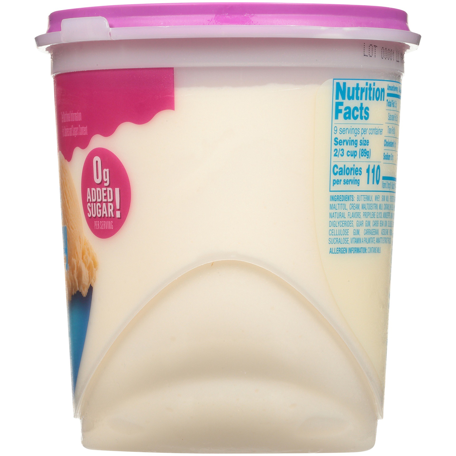slide 6 of 7, Blue Bunny Sweet Freedom No Sugar Added Cherry Vanilla Flavored Light Ice Cream, 48 fl oz
