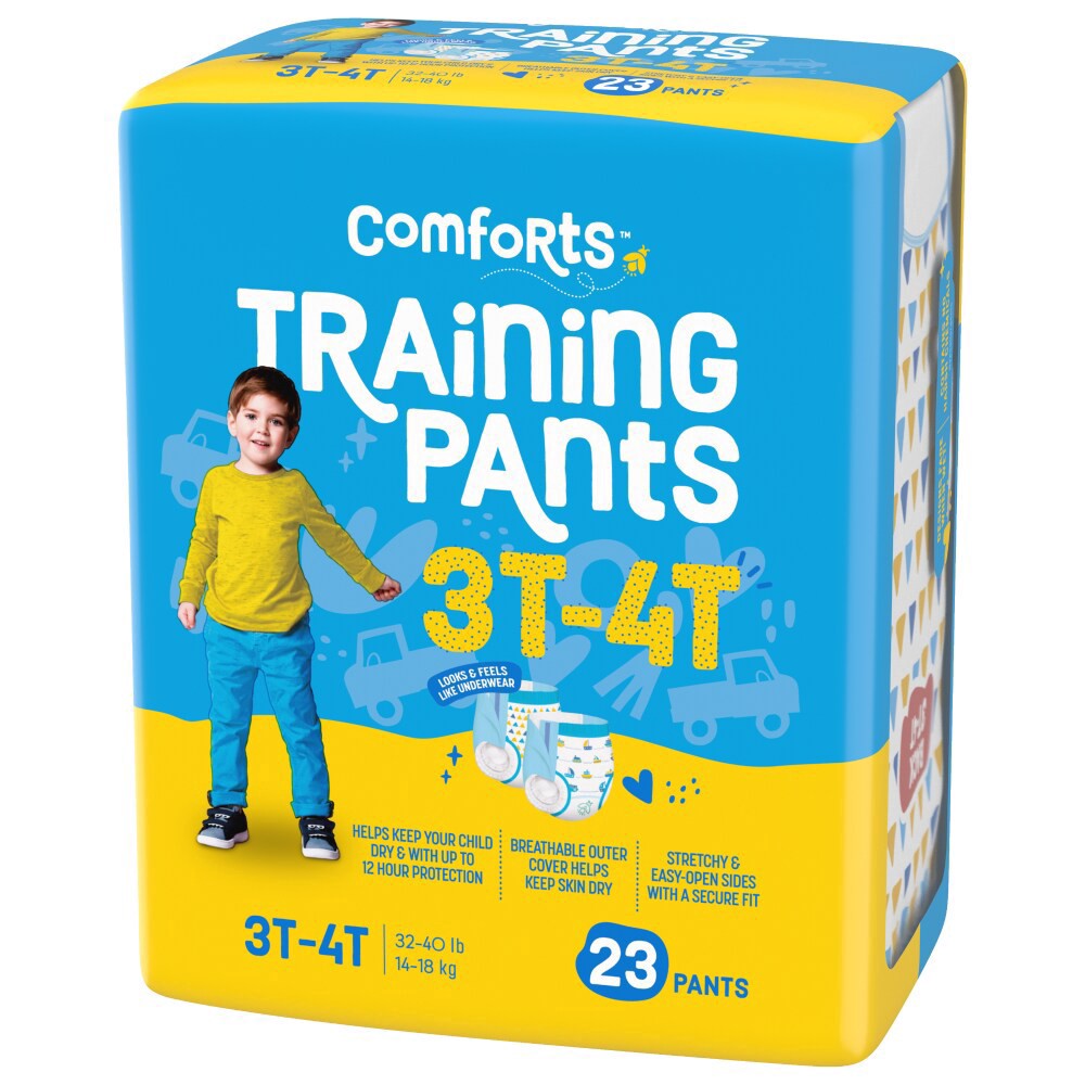 slide 3 of 4, Comforts Boy Training Pants, 3t-4t