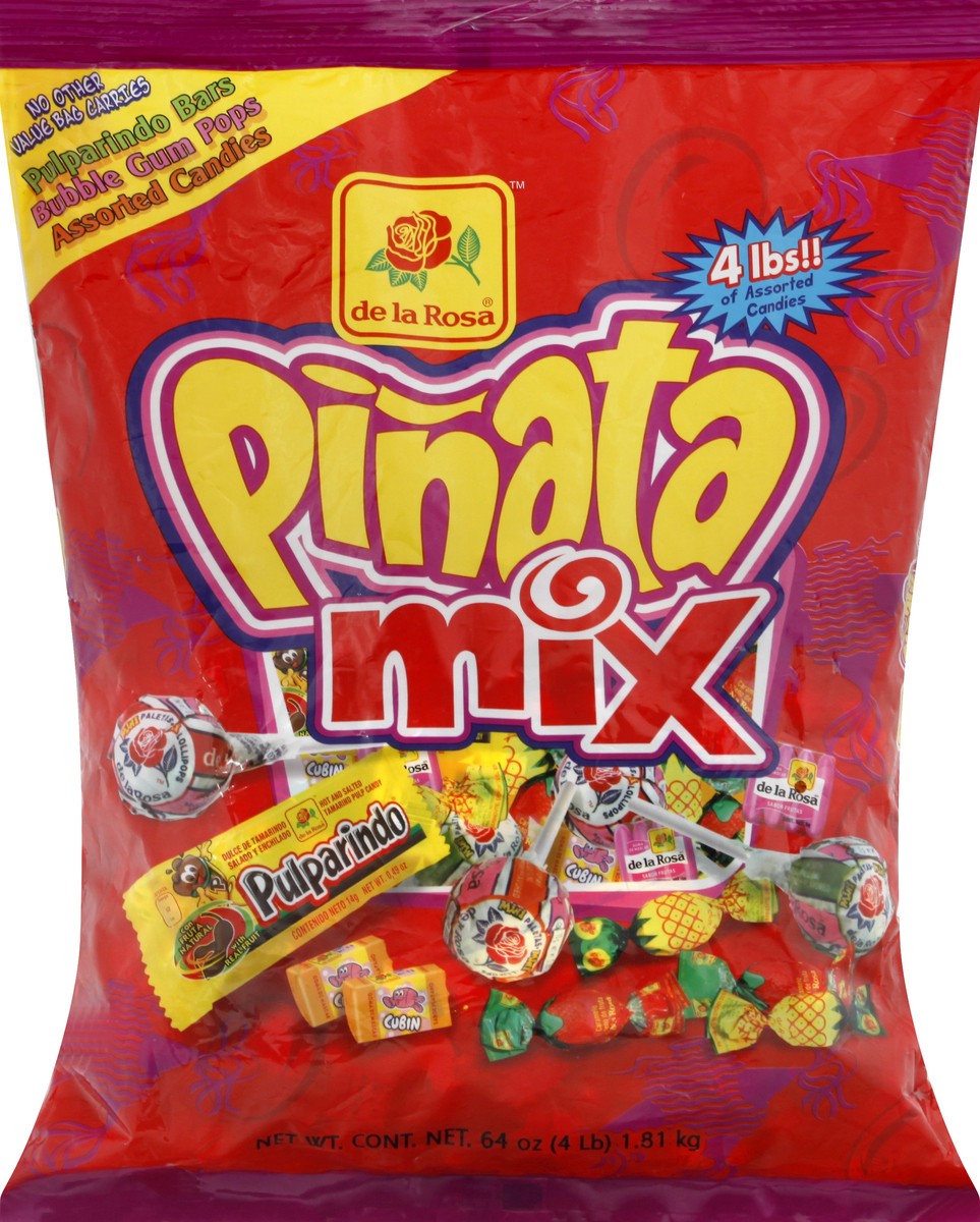 slide 1 of 13, De la Rosa Pinata Mix, 4 lb