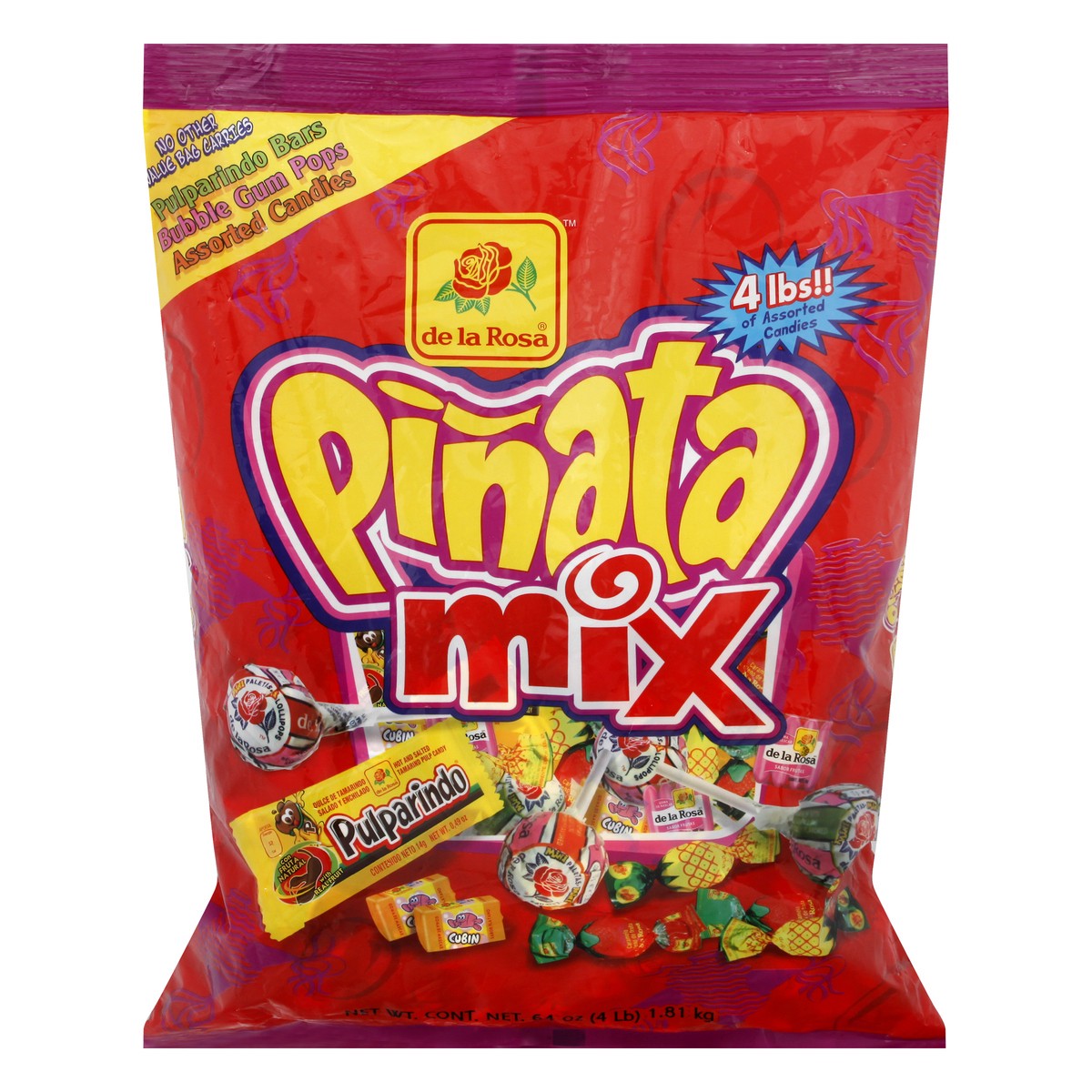 slide 1 of 13, De la Rosa Pinata Mix, 4 lb