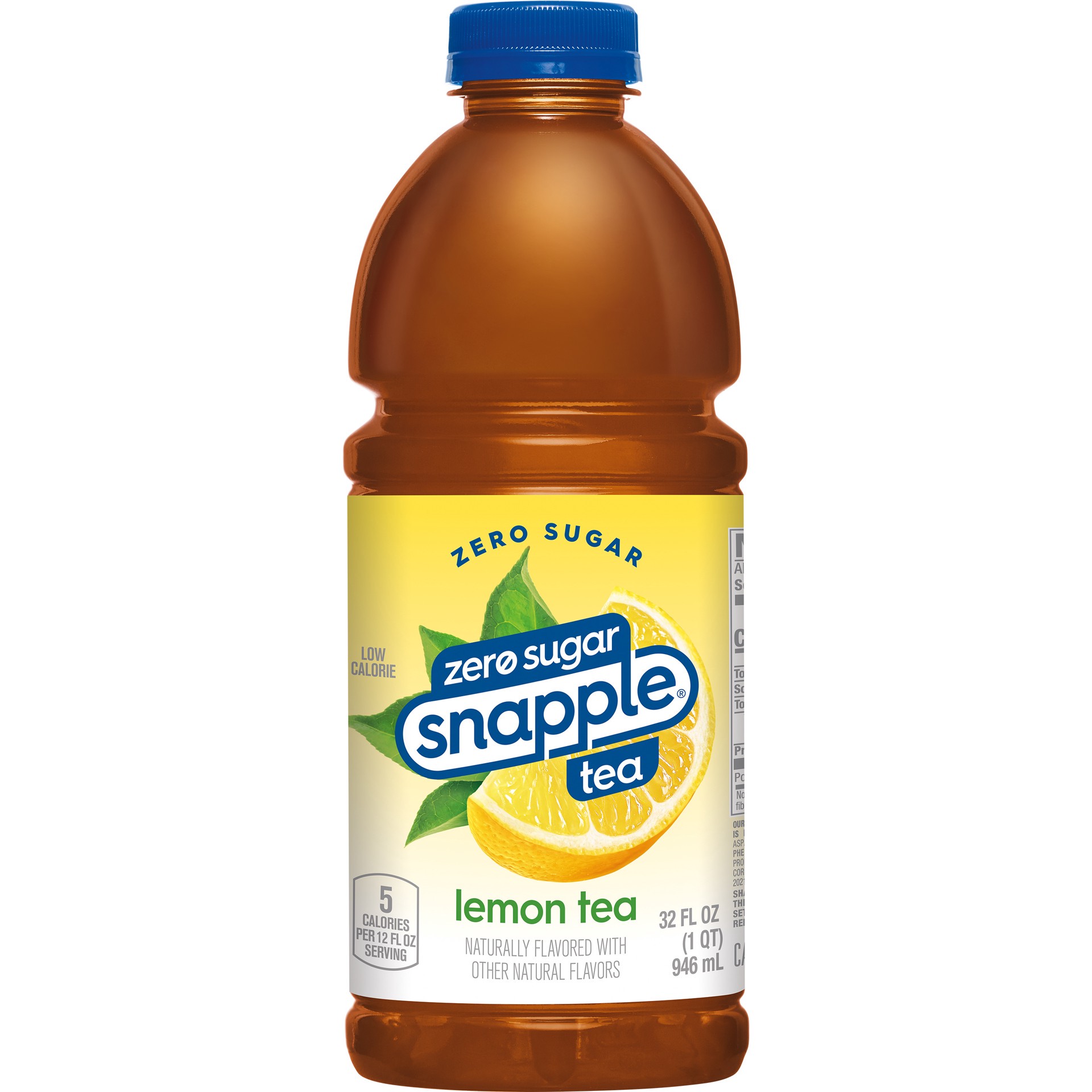 slide 7 of 8, Snapple Zero Sugar Lemon Tea- 32 fl oz, 32 fl oz