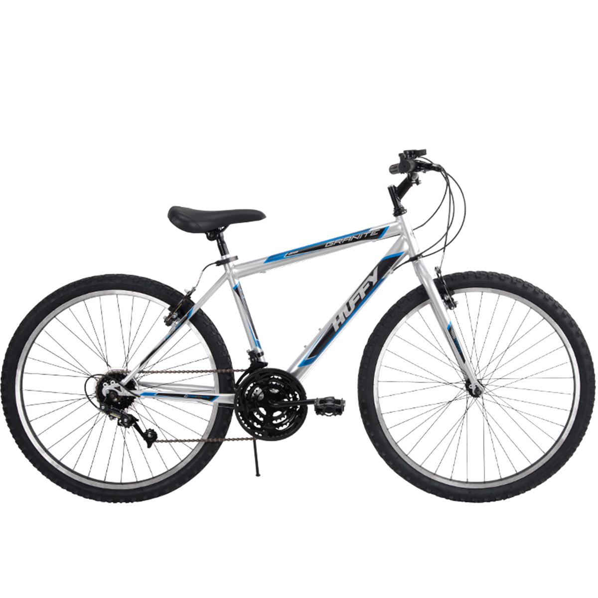 slide 1 of 1, Huffy Granite Mountain Bike - Silver/Blue/Black, 26 in