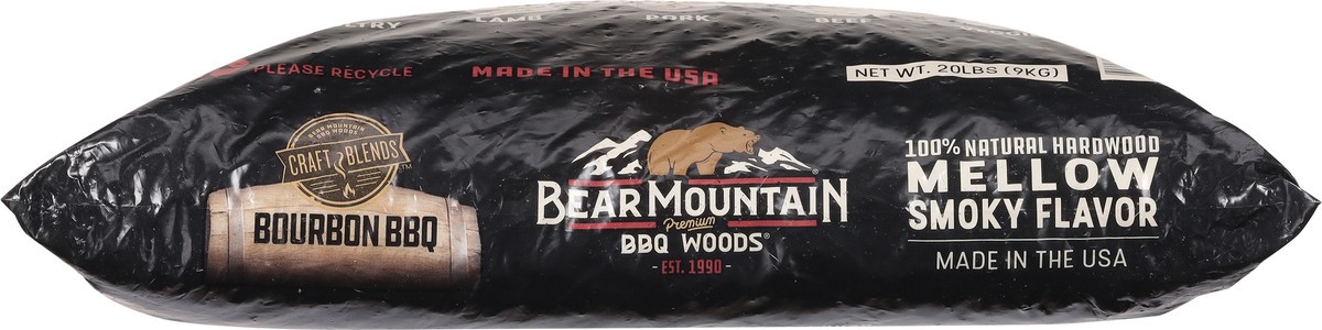 slide 9 of 9, Bear Mountain BBQ Woods Premium Bourbon BBQ Hardwood Pellets 20 lb, 20 lb