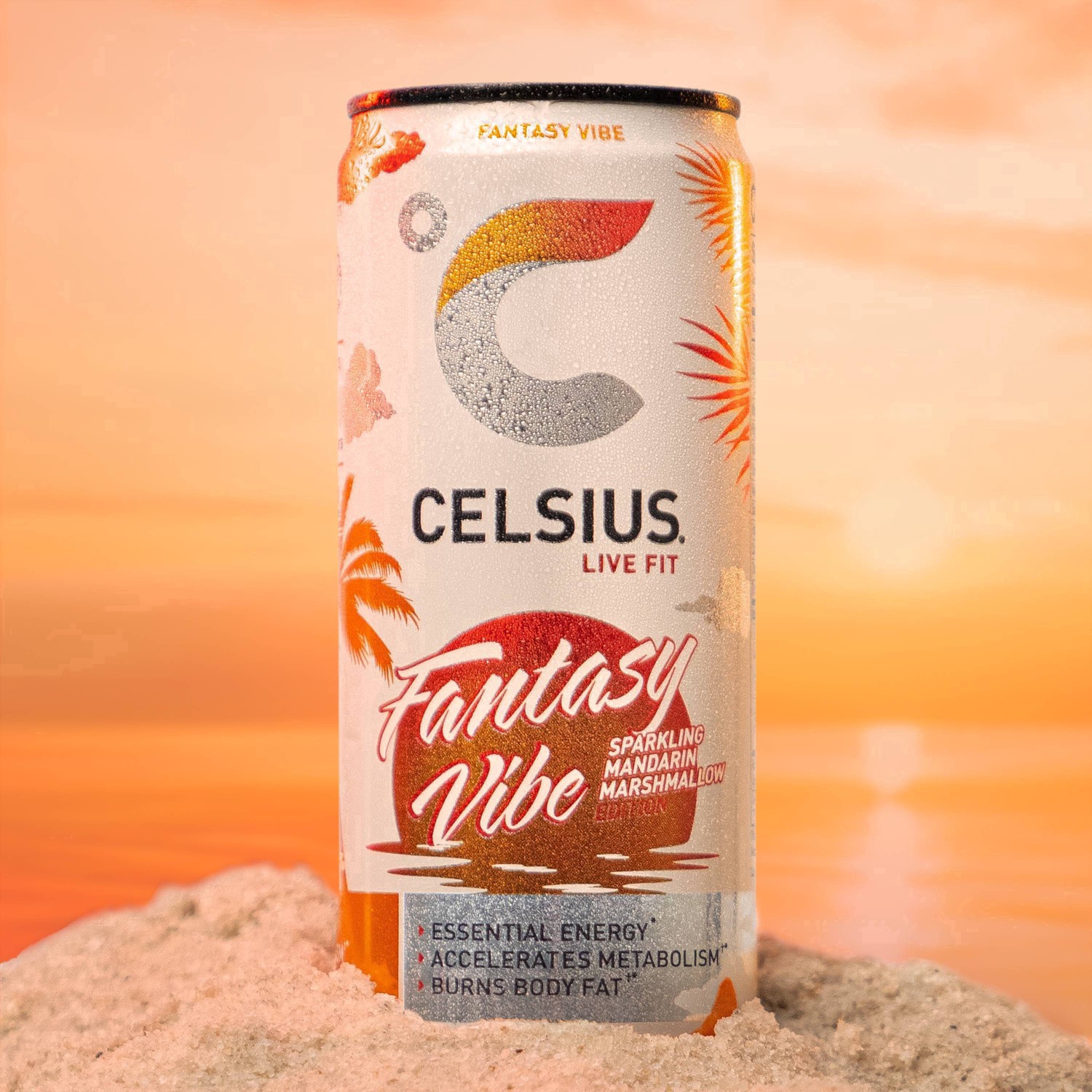 slide 19 of 32, CELSIUS Sparkling Fantasy Vibe, Functional Essential Energy Drink Single Can - 12 fl oz, 12 fl oz