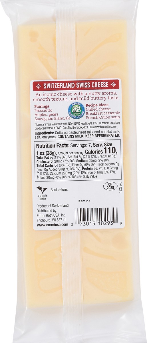 slide 7 of 9, Emmi Switzerland Swiss, Swiss Cheese, 7 oz
