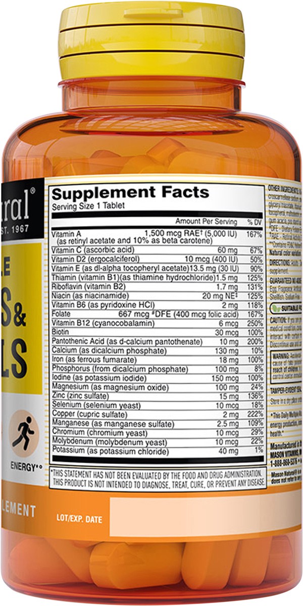 slide 9 of 9, Daily Multiple Vitamins With Mineral, 1 ct
