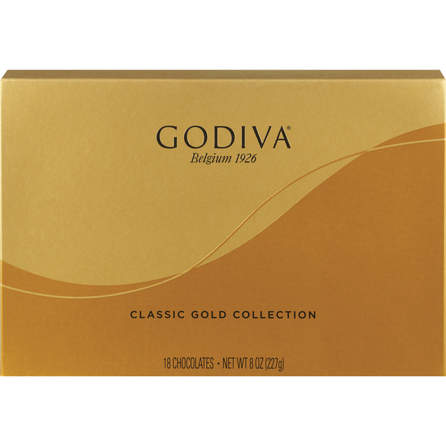 slide 1 of 1, Godiva Gold Box 18Pc, 8 oz