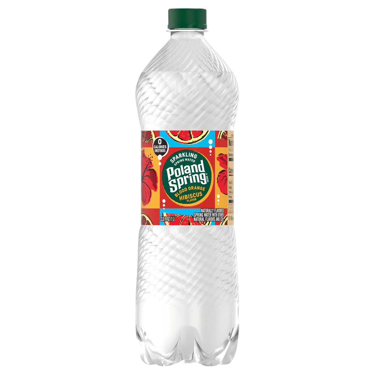 slide 1 of 4, Poland Spring Sparkling Water, Blood Orange Hibiscus- 33.8 oz, 33.8 oz