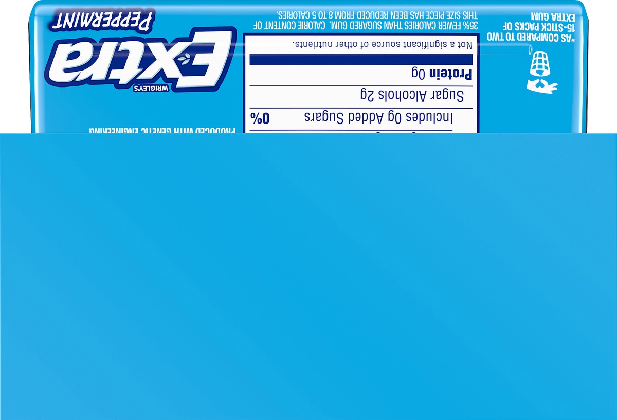 slide 8 of 8, Extra Sugar Free Peppermint Gum 6 ea, 6 ct