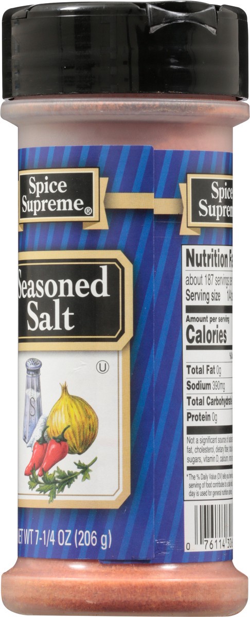 slide 3 of 13, Spice Supreme Seasoned Salt, 7.25 oz