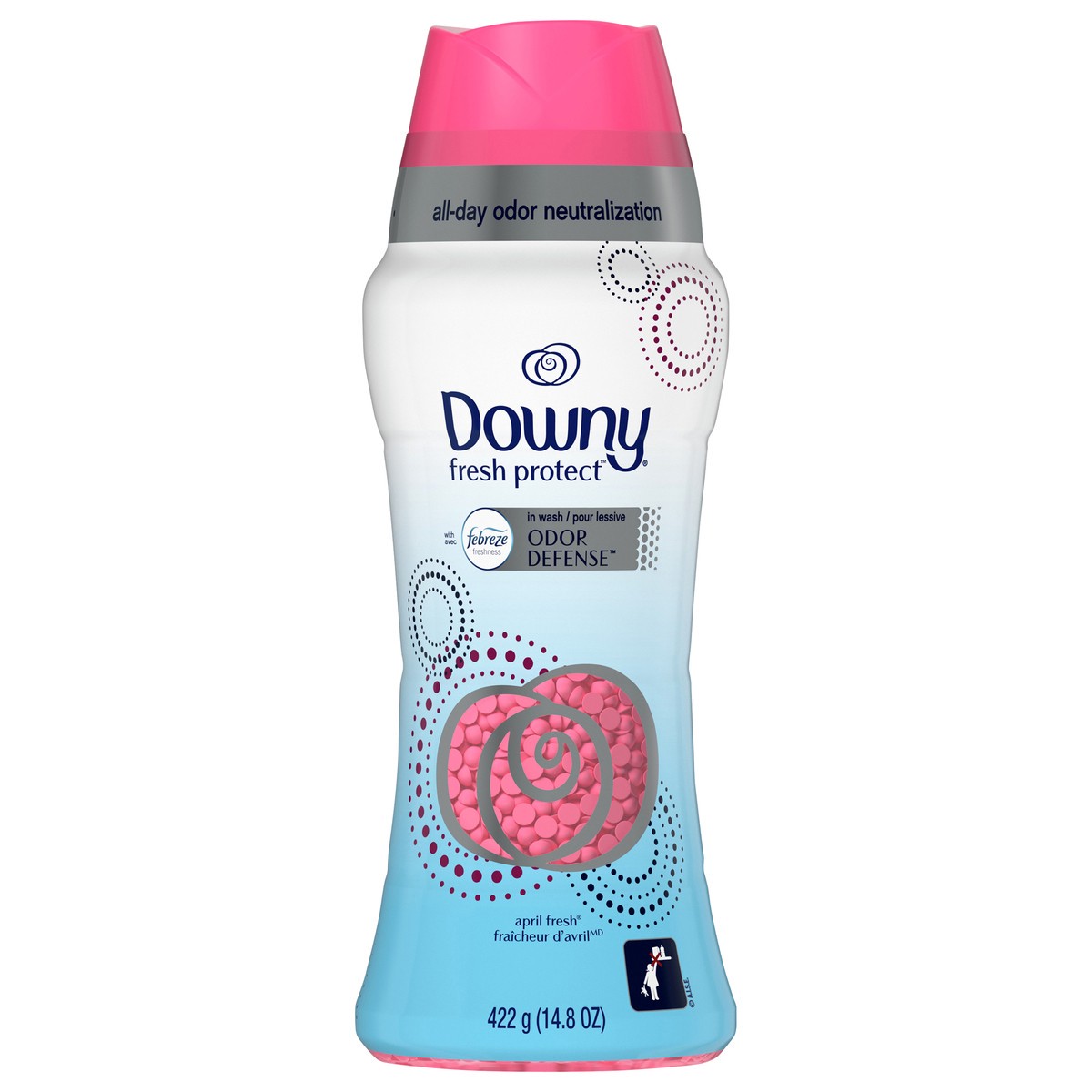 slide 1 of 4, Downy In-Wash Laundry Scent Booster Beads, April Fresh, 14.8 oz, 14.8 oz