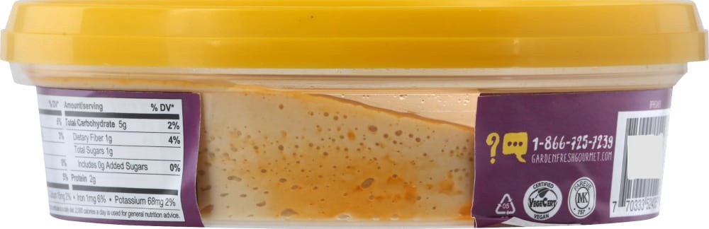 slide 3 of 5, Garden Fresh Gourmet Garden Fresh Humm! Roasted Garlic Hummus, 9 oz