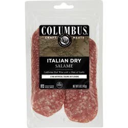 COLUMBUS Sliced Italian Dry Salame