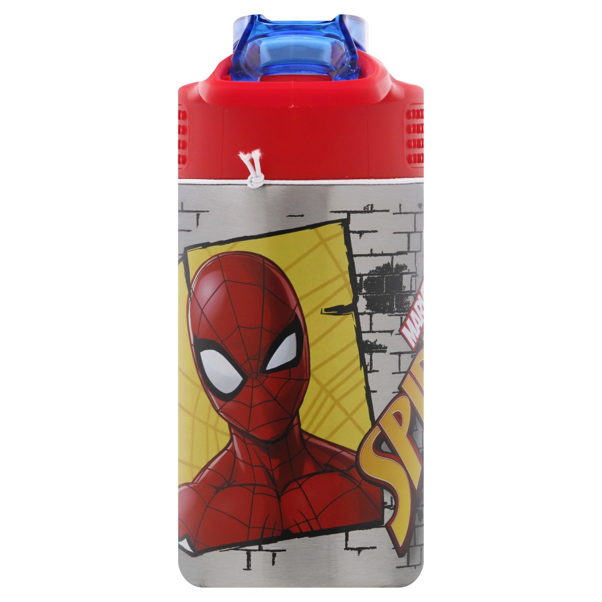 slide 3 of 7, Zak! Designs Spiderman Stainless Steel Water Bottle, 15.5 oz