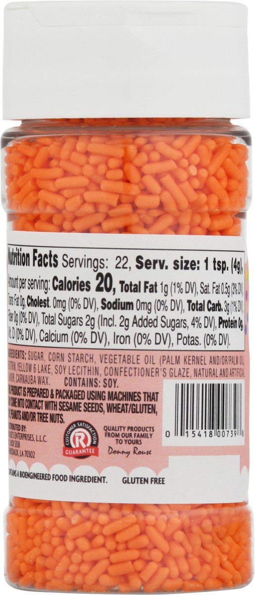slide 10 of 13, Rouses Markets Orange Sprinkles 3.2 oz, 3.2 oz