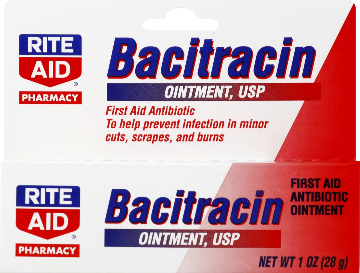 slide 3 of 5, Rite Aid Ra Bacitracin Oint 1Z, 1 oz