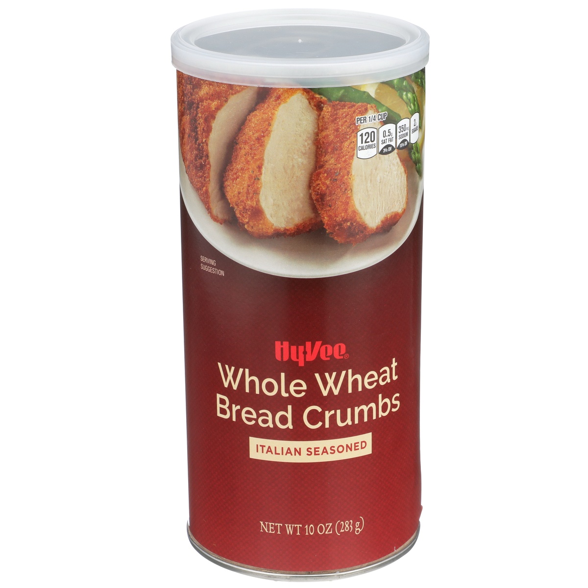 slide 1 of 1, Hy-vee Italian Seasoned Whole Wheat Bread Crumbs, 10 oz