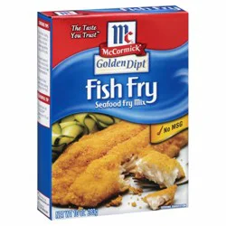 McCormick Golden Dipt Fish Fry Seafood Fry Mix 8 oz