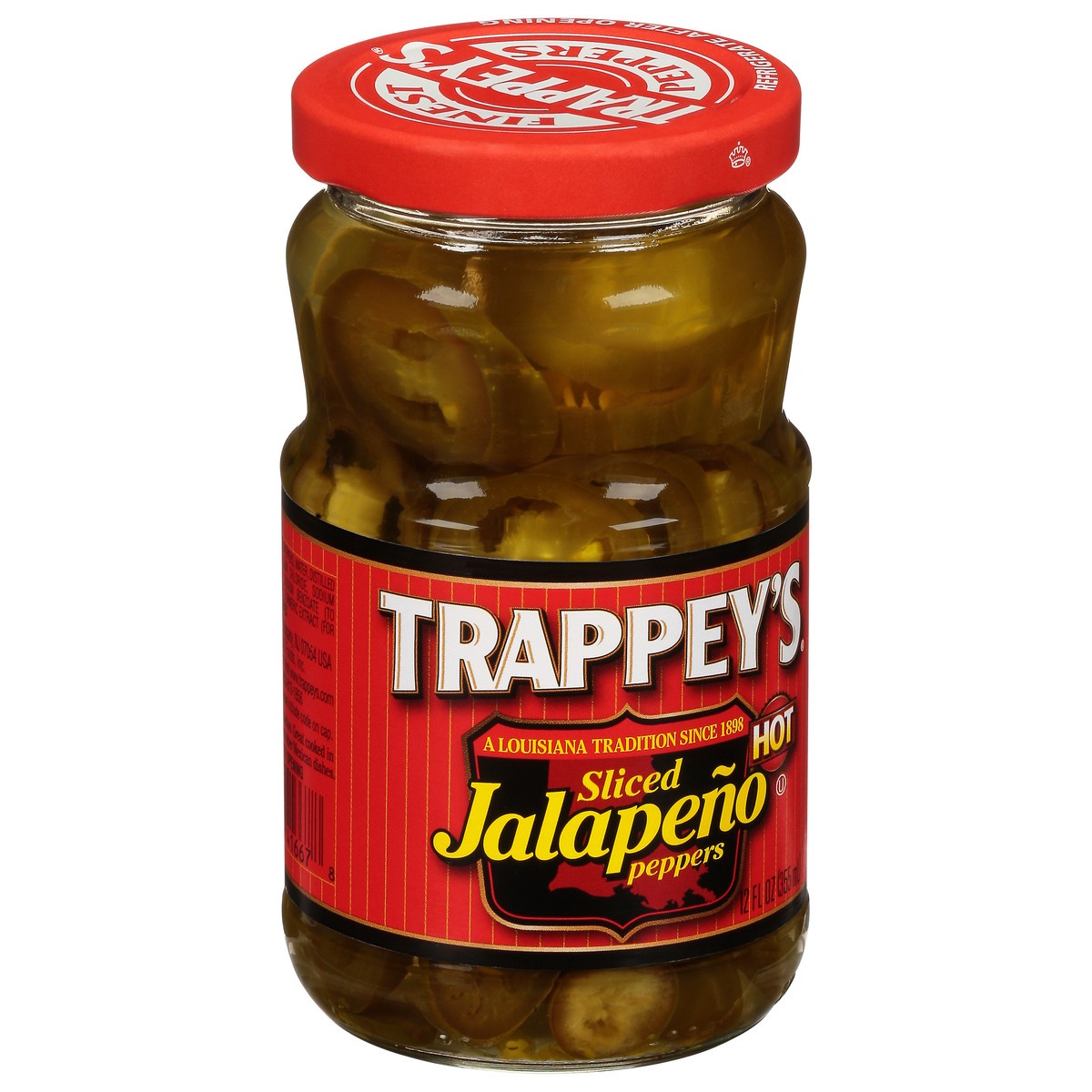 slide 3 of 9, Trappey's Sliced Jalapeno Peppers, 12 fl oz