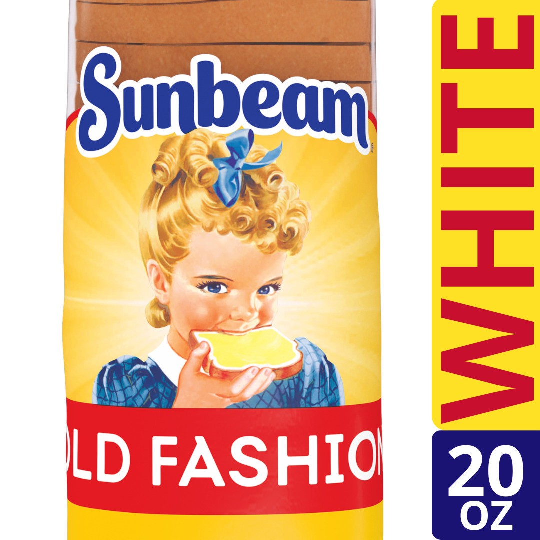 slide 1 of 5, Sunbeam White Old Fashion Bread, 20 oz, 20 oz