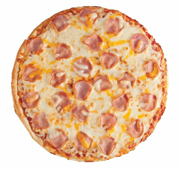 slide 1 of 1, Hy-Vee Canadian Style Bacon Pizza Family Size Traditional Crust, 47 oz