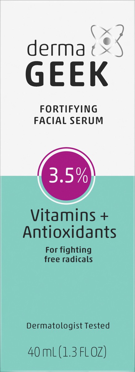 slide 6 of 6, Derma Geek dermaGEEK Fortifying Facial Serum, 1.3 FL OZ, 1.3 oz