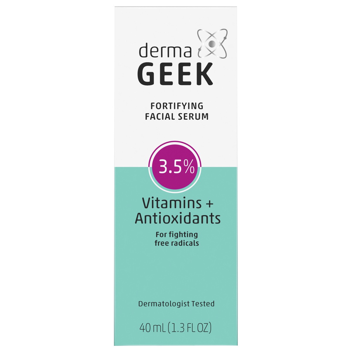 slide 3 of 6, Derma Geek dermaGEEK Fortifying Facial Serum, 1.3 FL OZ, 1.3 oz