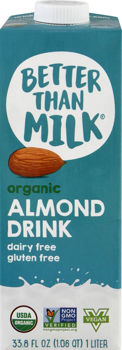 slide 9 of 9, Better Than Milk Drink Almond - 33 oz, 33 oz