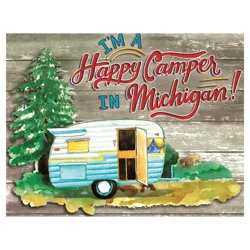Penrod/Hiawatha Happy Camper Michigan Magnet