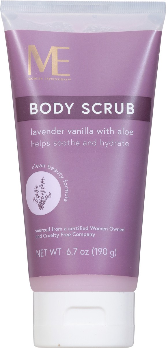slide 6 of 12, Modern Expressions Lavender Vanilla with Aloe Body Scrub 6.7 oz, 6.7 oz