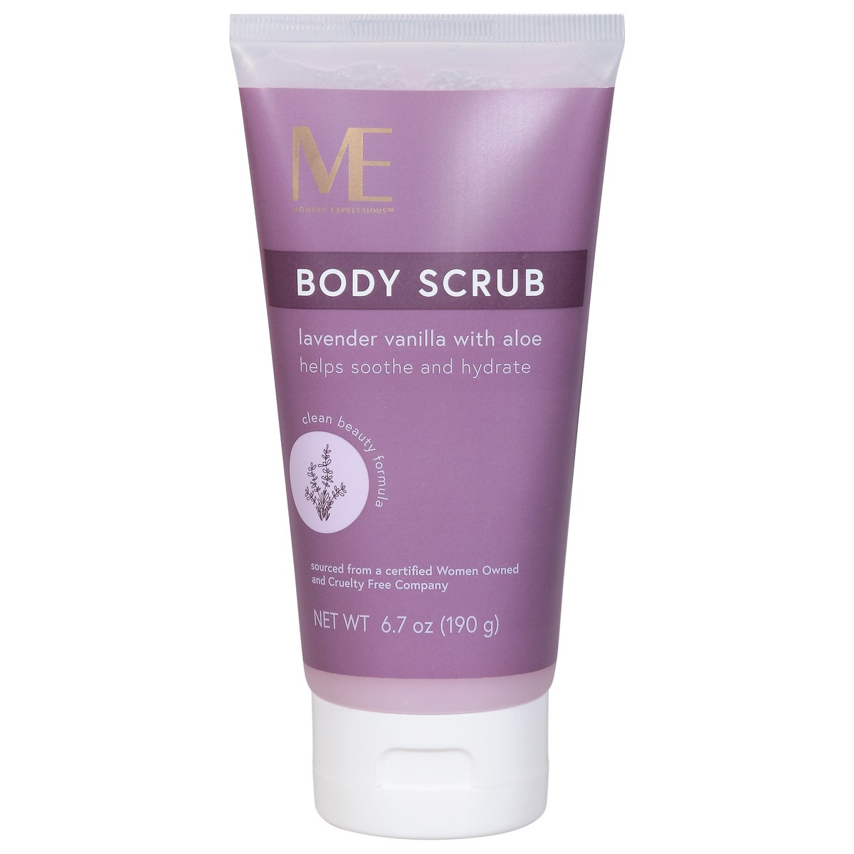slide 1 of 12, Modern Expressions Lavender Vanilla with Aloe Body Scrub 6.7 oz, 6.7 oz