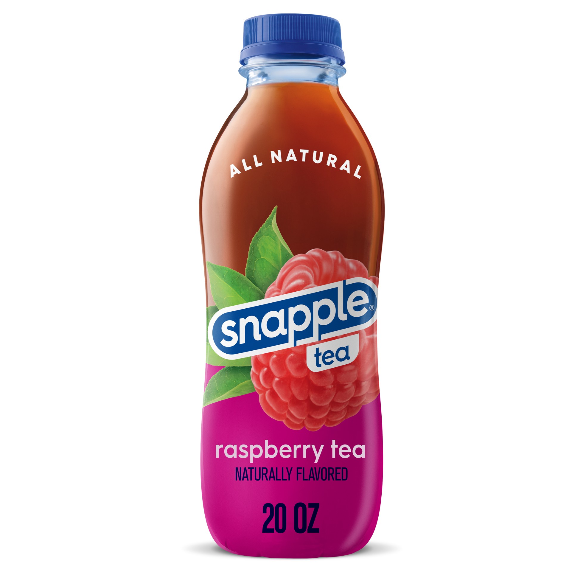 slide 1 of 2, Snapple Raspberry Tea, Recycled Plastic Bottle - 20 fl oz, 20 fl oz