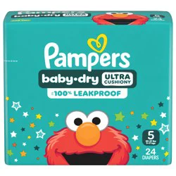 Pampers Baby Dry Diapers Size 5 24 Count