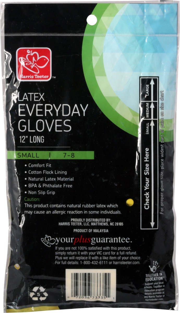 slide 3 of 9, Harris Teeter Latex Gloves Small, 1 ct
