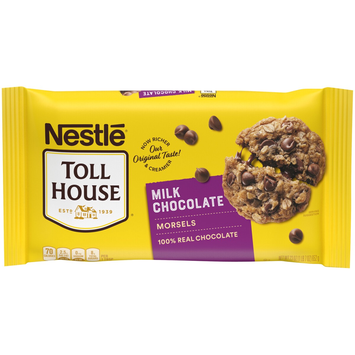 slide 1 of 7, Toll House Nestle Toll House Milk Chocolate Chips - 23oz, 23 oz