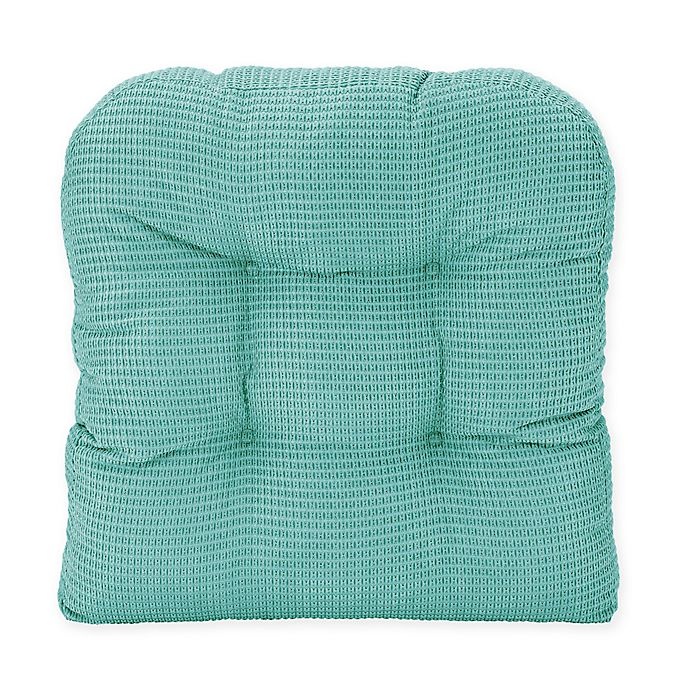 slide 1 of 2, Therapedic Tyler Chair Pad - Aqua, 1 ct