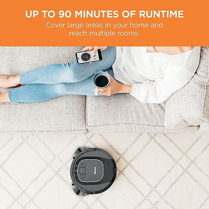 slide 7 of 10, Shark ION Robot Vacuum R87, Wi-Fi Connected, Voice Control with Alexa (RV871), 1 ct
