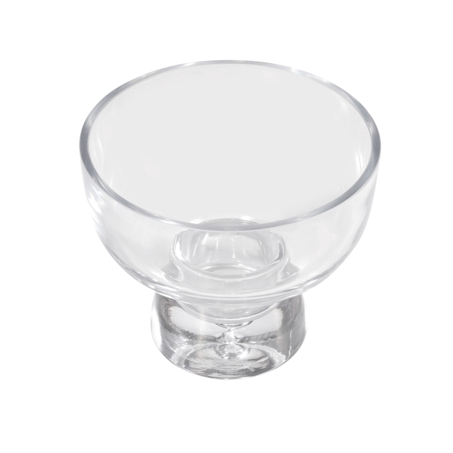 slide 2 of 3, 5.7" Clear Glass Pedestal Bowl By Ashland, 5.7 in