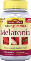 slide 1 of 6, Nature Made Melatonin Dietary Supplement Adult Gummies - Strawberry, 150 ct