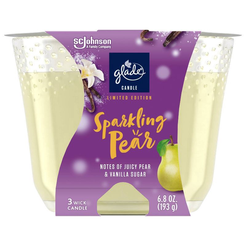 slide 7 of 12, Glade Candle Lto Sparklin, 6.8 oz