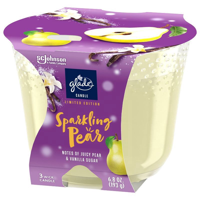 slide 8 of 12, Glade Candle Lto Sparklin, 6.8 oz
