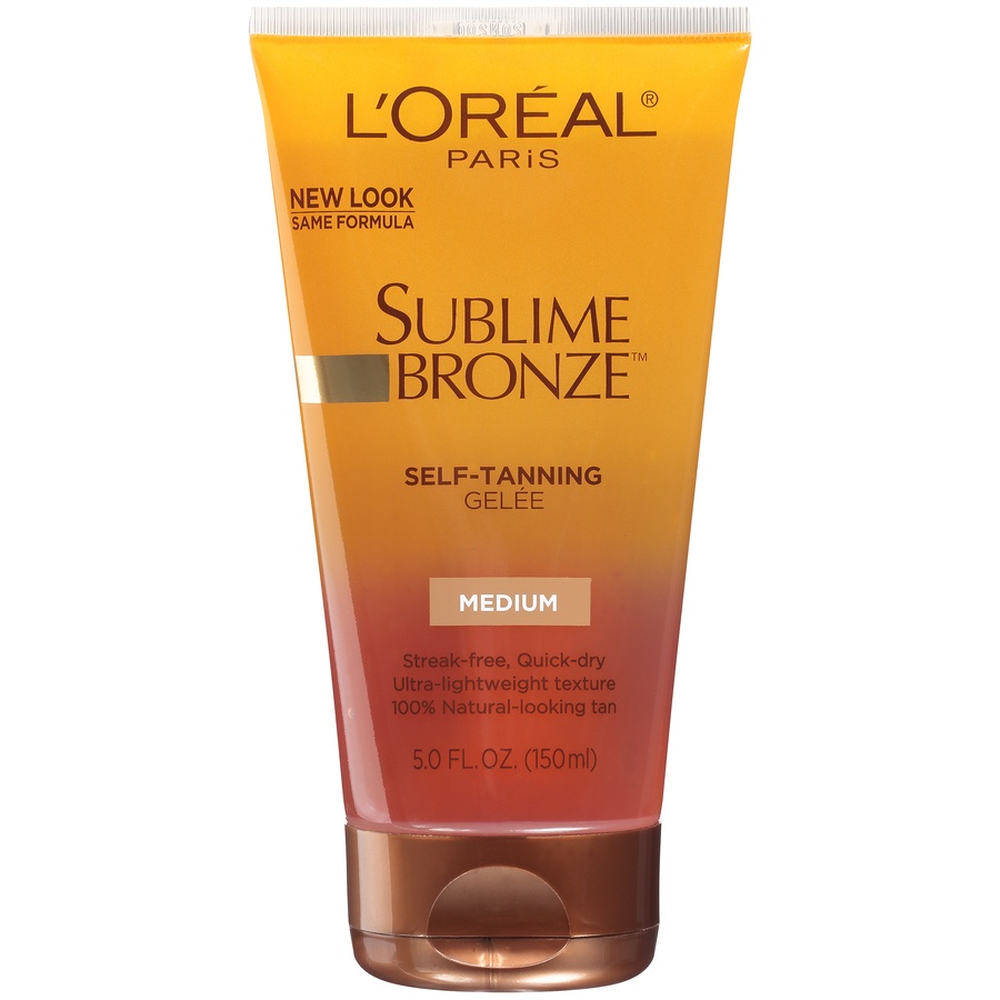 slide 1 of 1, L'Oréal Paris Sublime Bronze Self-Tanning Gelee Medium Natural Tan, 5 fl oz